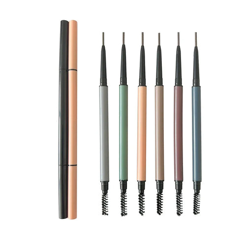 Ultra-fine 1.5mm double-ended eyebrow pencil